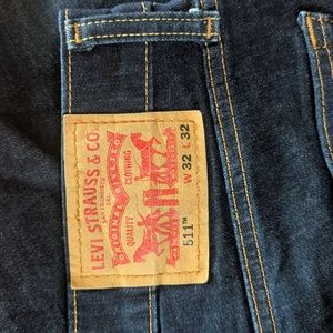 Levi's 511 Slim Fit Men's Jeans — Black